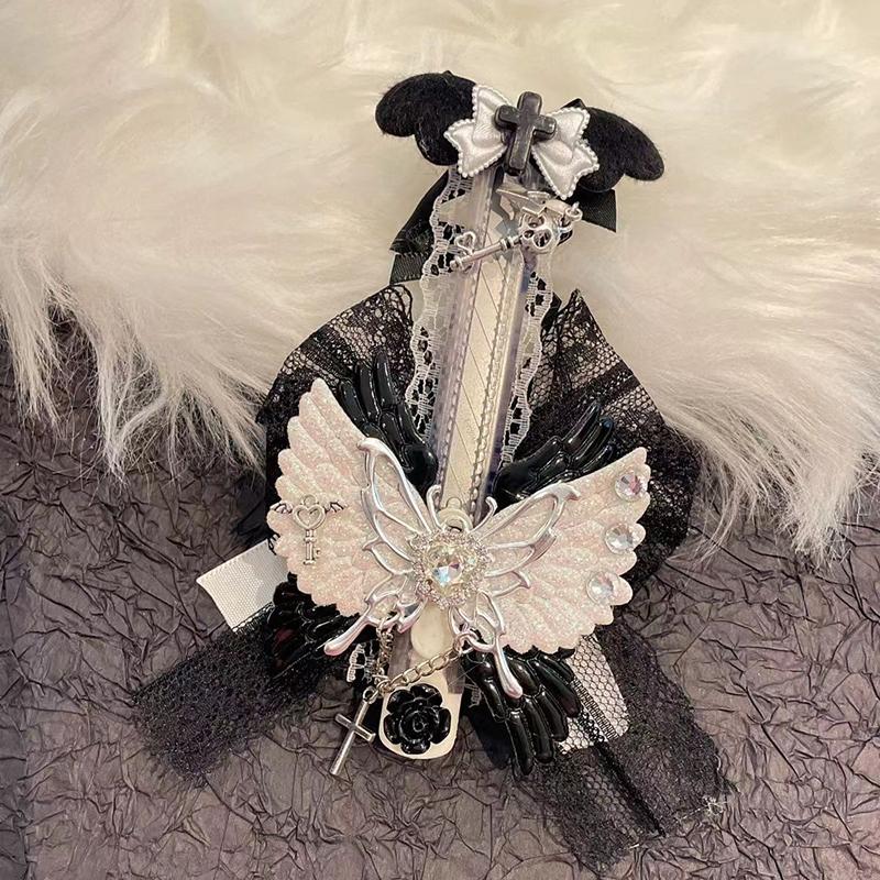 Kawaii Rosa Engelsflügel Cuttermesser Süße Mode Cuttermesser Niedlicher Expresskarton Brieföffner Schreibwaren Papierschneider Geschenke A3