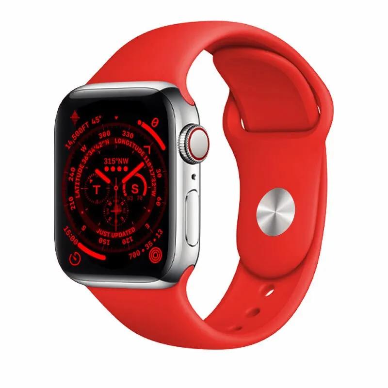 Silikon Sportarmband für Apple Watch Armband 49mm 46mm 44mm 41mm 45mm 42mm Pride Edition Armband Correa iWatch Serie 10 9 8 Ultra2 Armband 40mm 38mm 42 44 45 49 S10-46mm&S-M