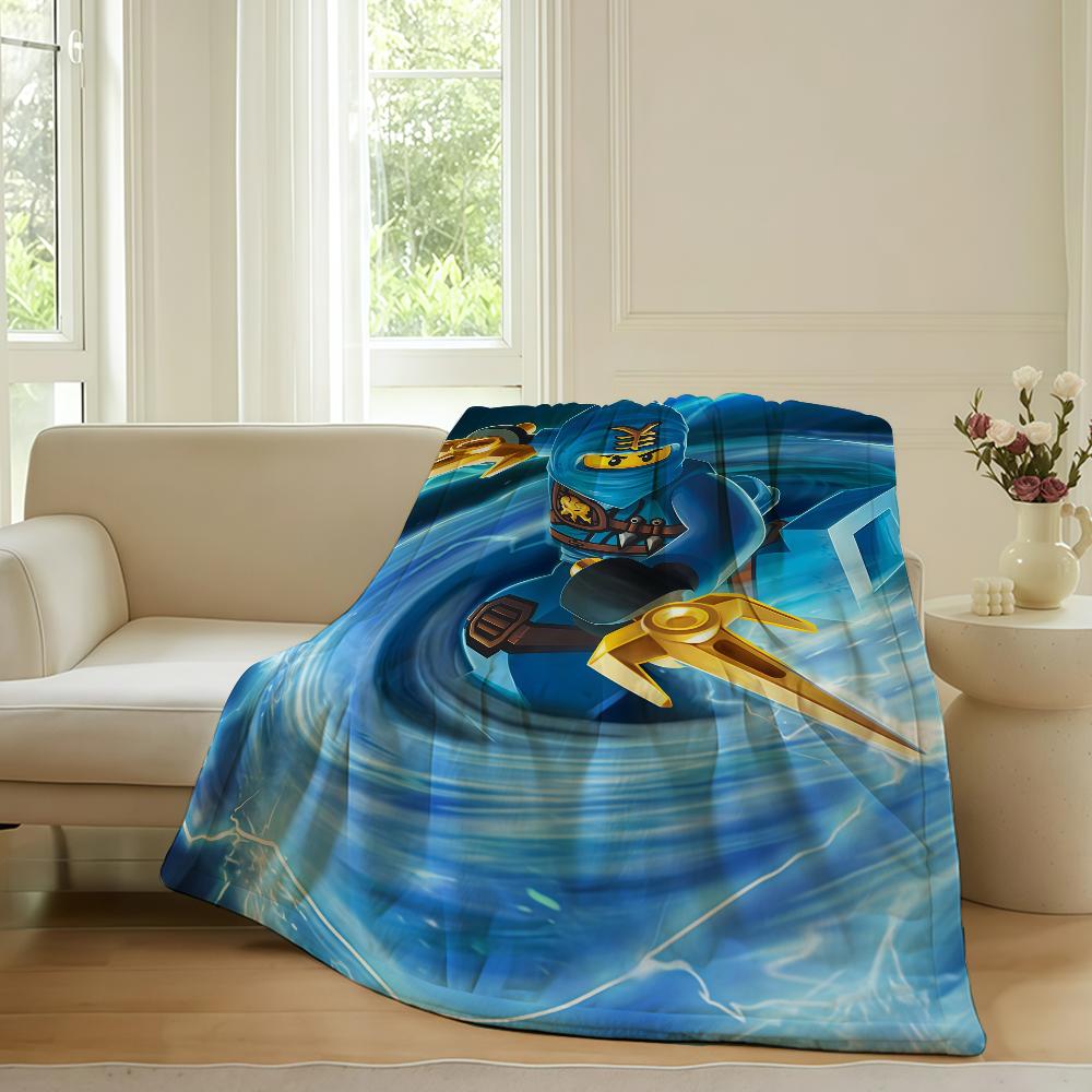 Cartoon cool N ninjago L LegoS Decke Für Sofa Büro Bett Flugzeug Reisen Schlafen Lesen Entspannen Camping Weich Und Warm 100x150cm