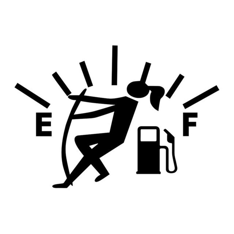 Lustige Auto Aufkleber Männer Ziehen Kraftstoff Tank Zeiger Reflektierende Auto Aufkleber Fenster Warnzeichen Aufkleber Auto Styling Auto Zubehör