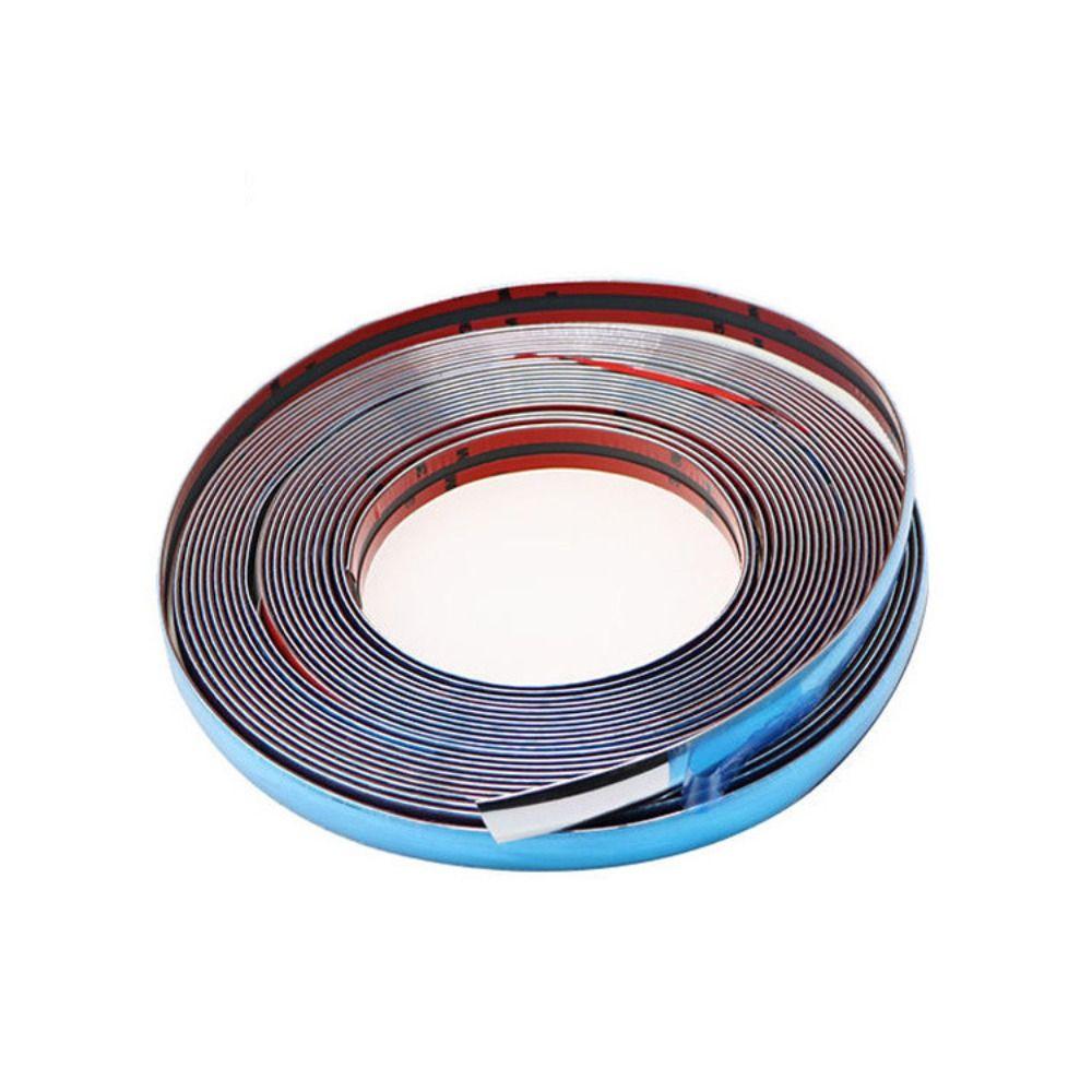 Trim Auto Tür Schutz Auto Chrom Trim Streifen Auto Dekoration Streifen Stoßstange Schutz Aufkleber 30MM X 3M