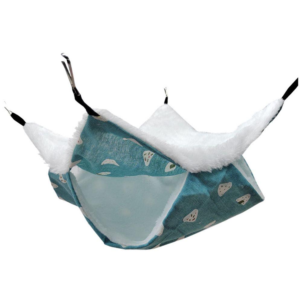 Haustierbedarf, Frettchen, Ratte, doppellagig, warmer Haustier-Schlafsack, Hamsterkäfig, Haustier-Hängematte, Eichhörnchenbetten 45x45cm-Candy