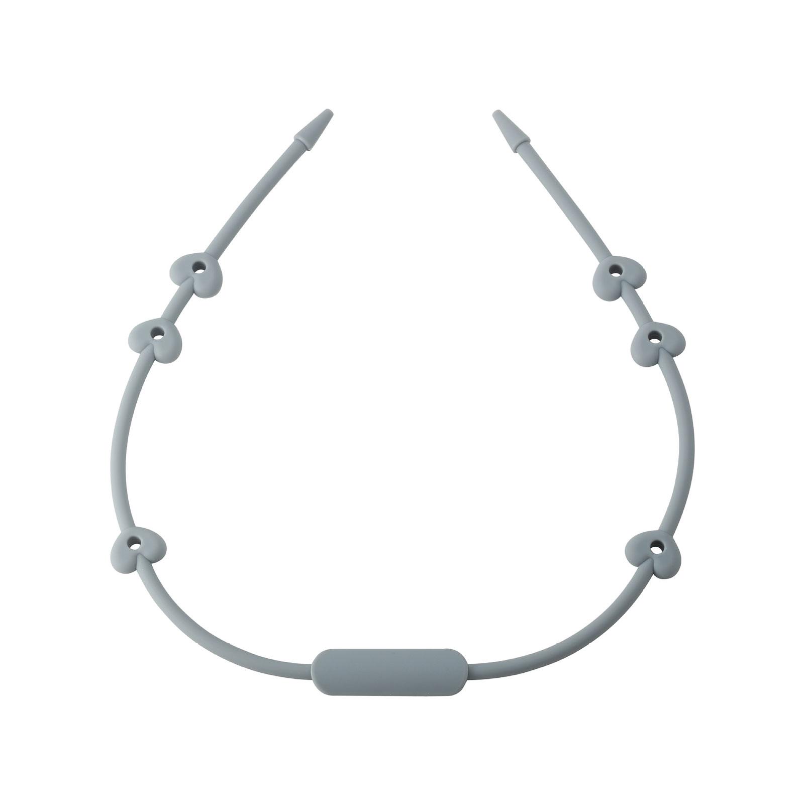 Silikon Baby Schnullerhalter BPA-frei Schnullerkette Silikon Becherfänger Baby Spielzeug Leine für Kinderwagen & Hochstühle blau
