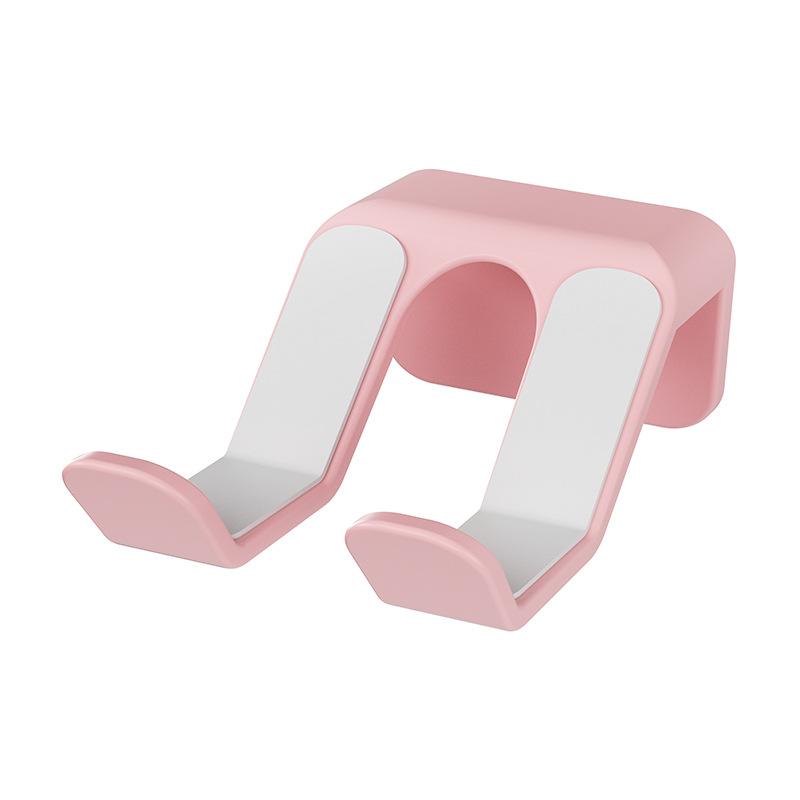 1 Stück Controller Wandhalterung für PS 5/PS 4/PS3/Switch Pro Stark klebend/Schraubmontage Aufgewertete Controllerständer-Halterung mit Anti-Rutsch-Pad Universell rosa