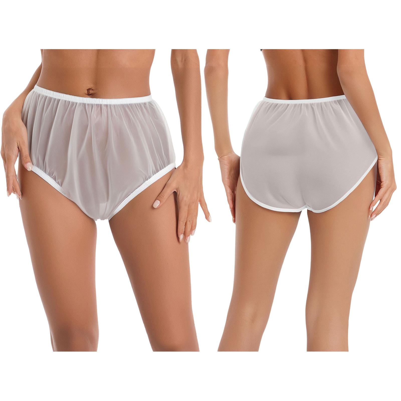 Windeln für Erwachsene Ältere Postoperative Patientenwindel Wasserdicht Langlebig Auslaufsicher Waschbar Dehnbar Plastikunterwäsche Slips M weiß