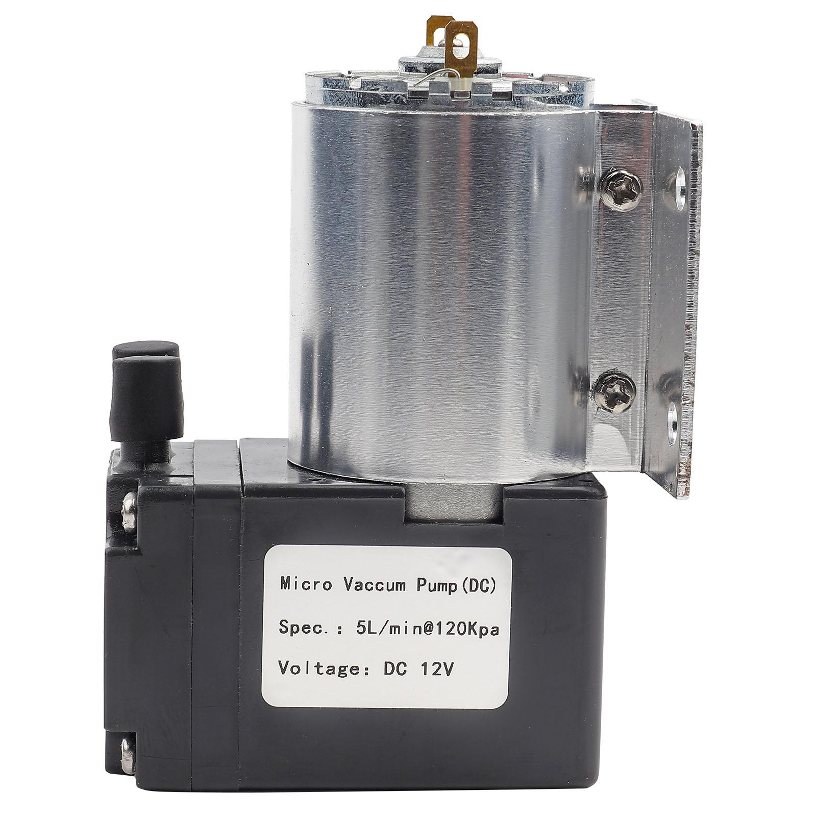 DC 12V 5L/min 120kPa Mini Vakuumpumpe Unterdruck Saugförderung Mit Halter