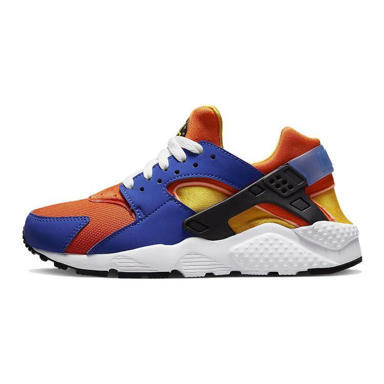 Nike Huarache Run GS Hyper Royal Gelb Ocker Kinder Sneaker Blau 654275-421 35.5