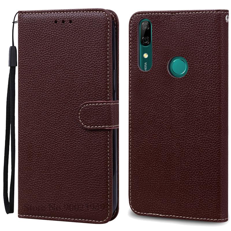 Für Huawei P Smart Z Fall PSmart Z STK-LX1 Leder Brieftasche Buch Abdeckung Telefon Fall Für Huawei P Smart Z Telefon fall Coque Fundas For Huawei P Smart Z kaffeebraun
