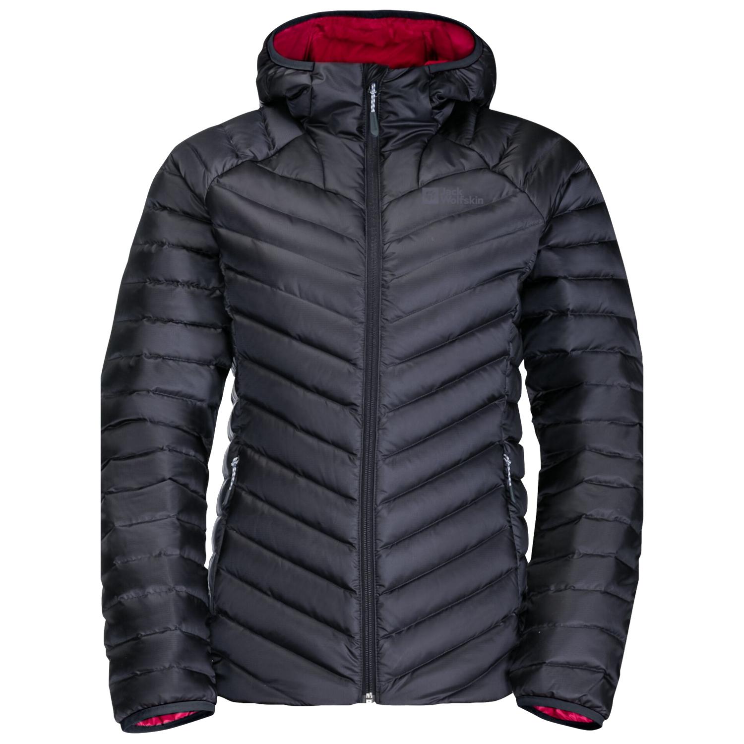 Jack Wolfskin Passamani Down Hoody W, graue Damenjacke L grau