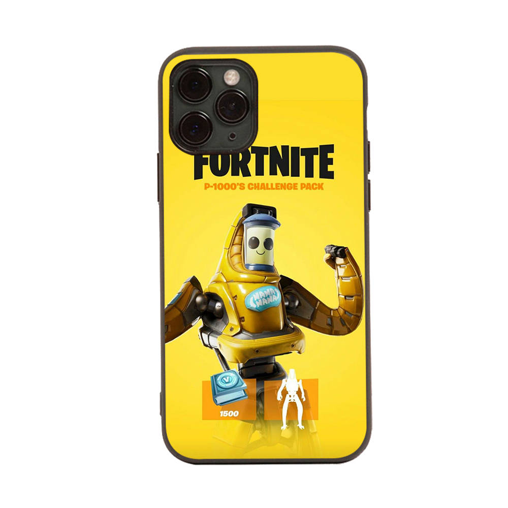 Hülle für iPhone 16 15 Plus 14 13 12 11 Pro 8 7 6S 6 SE 5S X XR XS Max Realme C30 C33 C31 9I Schwarze Softcover FI3 Fortnite Funny iPhone 8 Plus rehbraun