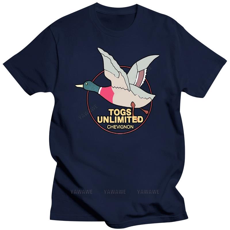 Herren T-Shirt Togs Unlimited Chevignon Duck Logo S Baumwolle Freizeit O-Ausschnitt Shirt Lustiges T-Shirt Neuheit Damen Sommer T-Shirt 4XL