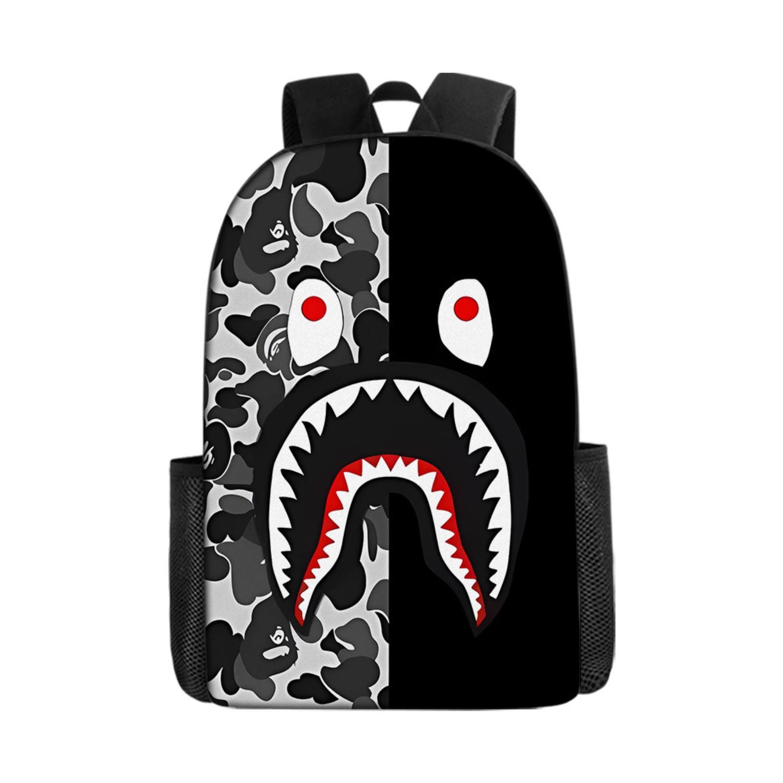 Rucksack Cartoon Rucksack Schultasche Rucksack Leicht Geeignet schwarz