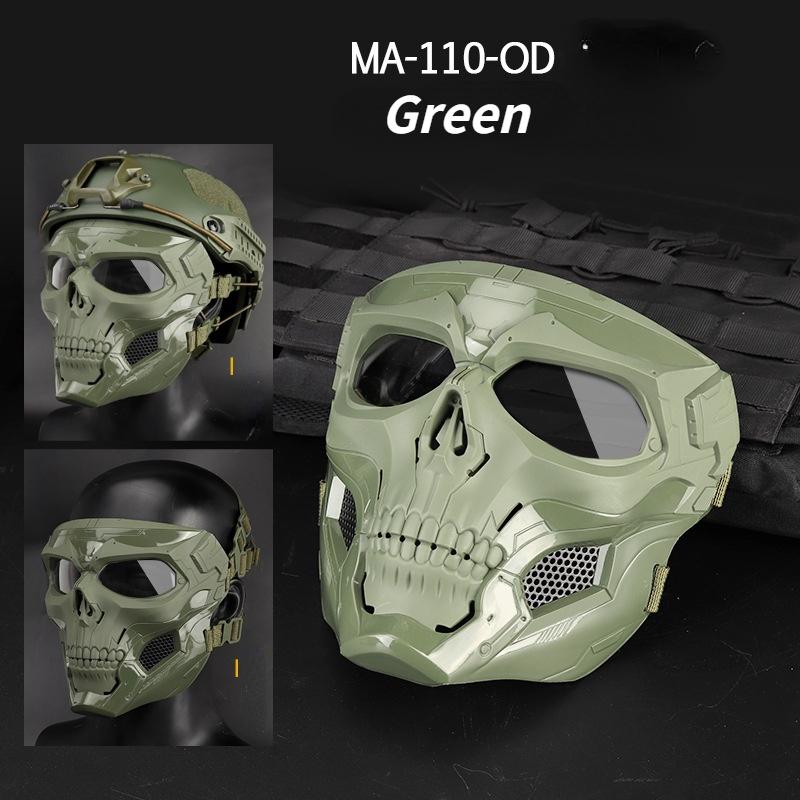 Taktische Paintball Schädel Masken Outdoor Jagd Schießen Ausbildung Maske Militärische Volle Gesicht Sicherheit Airsoft Kampf Cs Wargame Masken One Size