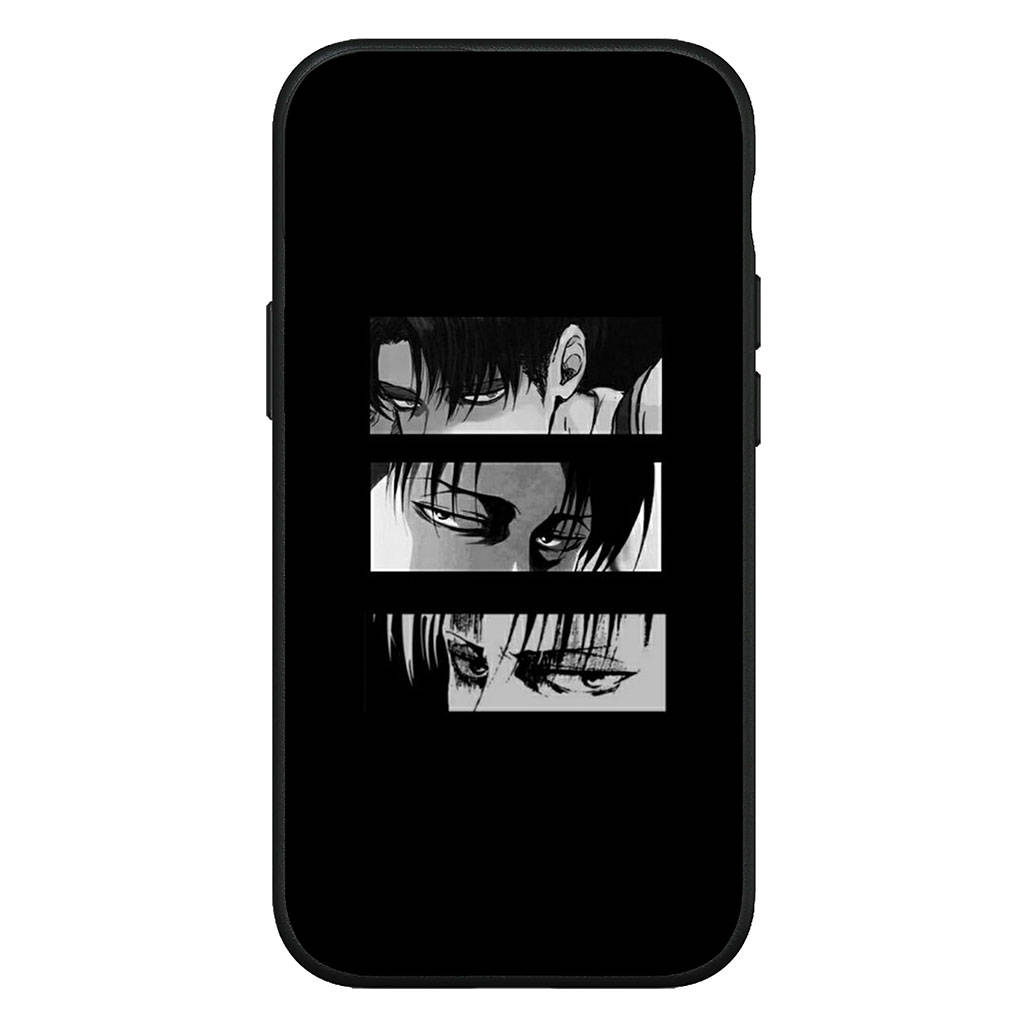 Hülle für iPhone 15 14 Xiaomi Redmi Note 13 12 11 Pro Max X 8 7 9 XR Samsung Galaxy S24 S23 OPPO S9 Huawei Anime Levi Eren Jaeger Attack on Titan Hülle for Samsung Galaxy A71 natur