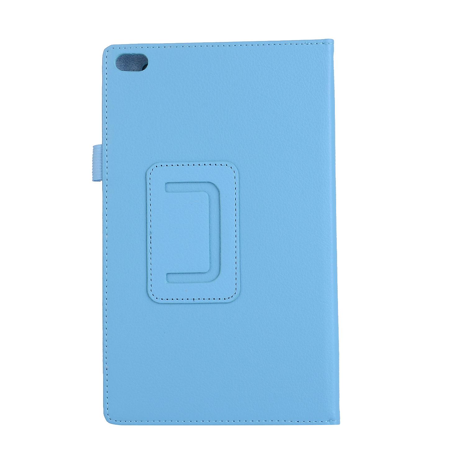 2017 für Lenovo Tab 4 8 Hülle TB-8504 Cover Flip Litchi PU Hülle für Lenovo Tab 4 8 Hülle TB-8504F TB-8504N 8504X Tablet Folio Hülle blau