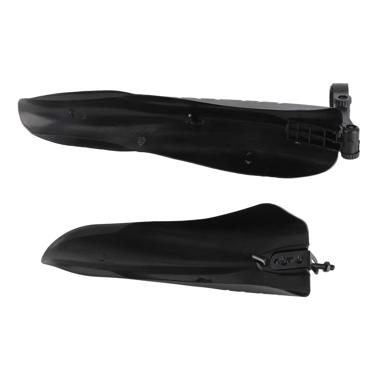 1 Paar Mountainbike-Schutzbleche aus Kunststoff, schwarz, für vorne und hinten, für Rennrad, Mountainbike