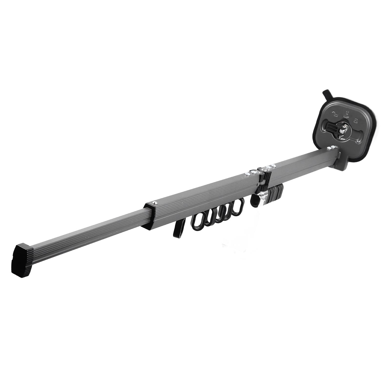 Einziehbarer Wäscheständer zur Wandmontage, bohrfrei, zweifach faltbar, winddicht, platzsparend, Saugnapf