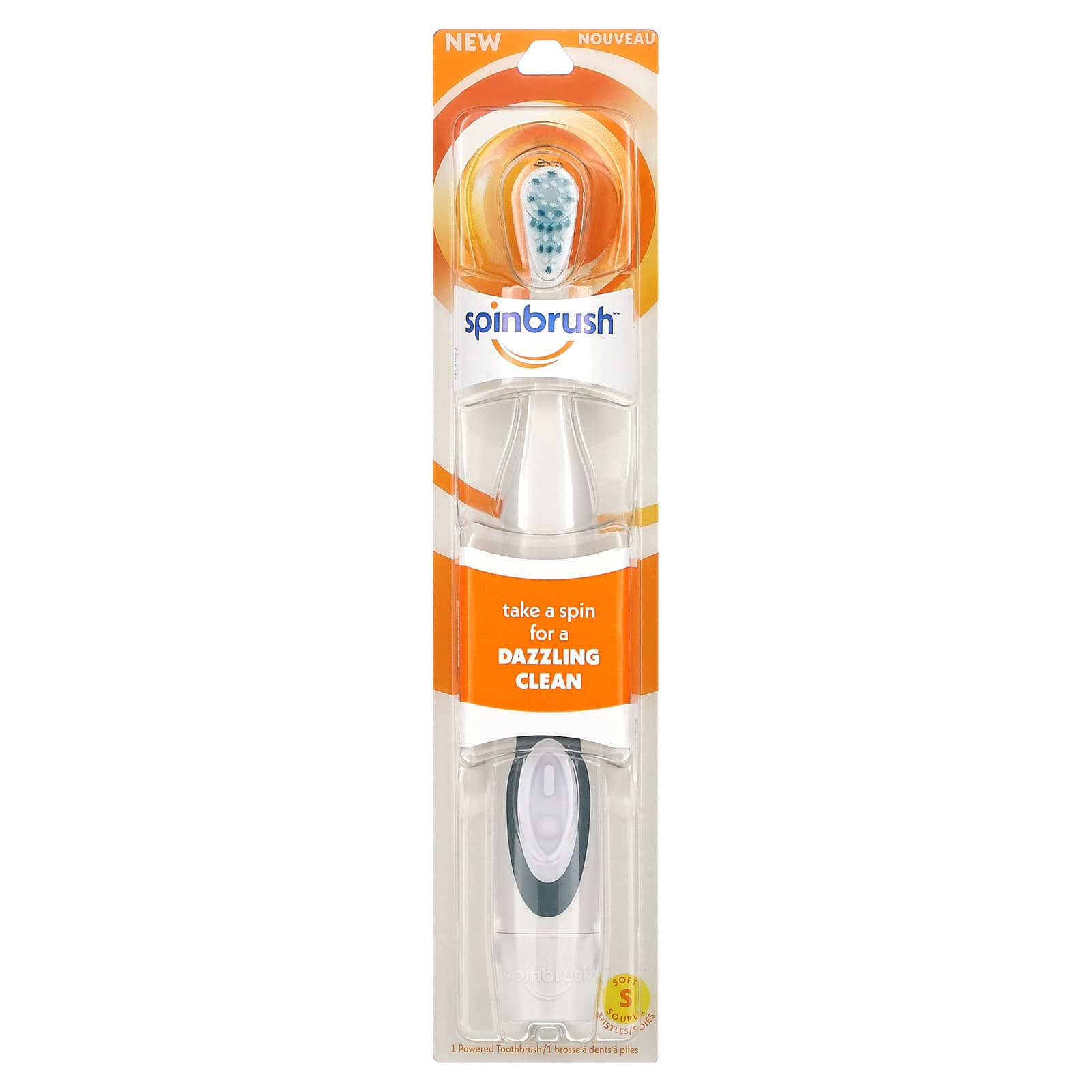 Dazzling Clean Elektrische Zahnbürste Weich 1 Zahnbürste