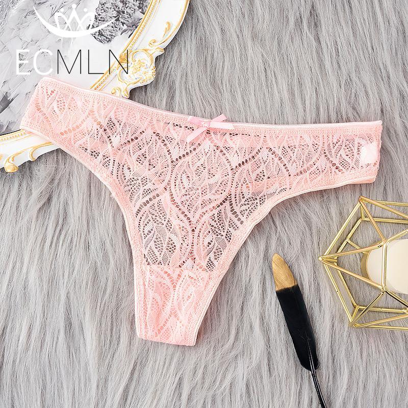 Damen Spitzen Slips Unterwäsche Sexy Low Waist Damen Unterwäsche Höschen M rosa