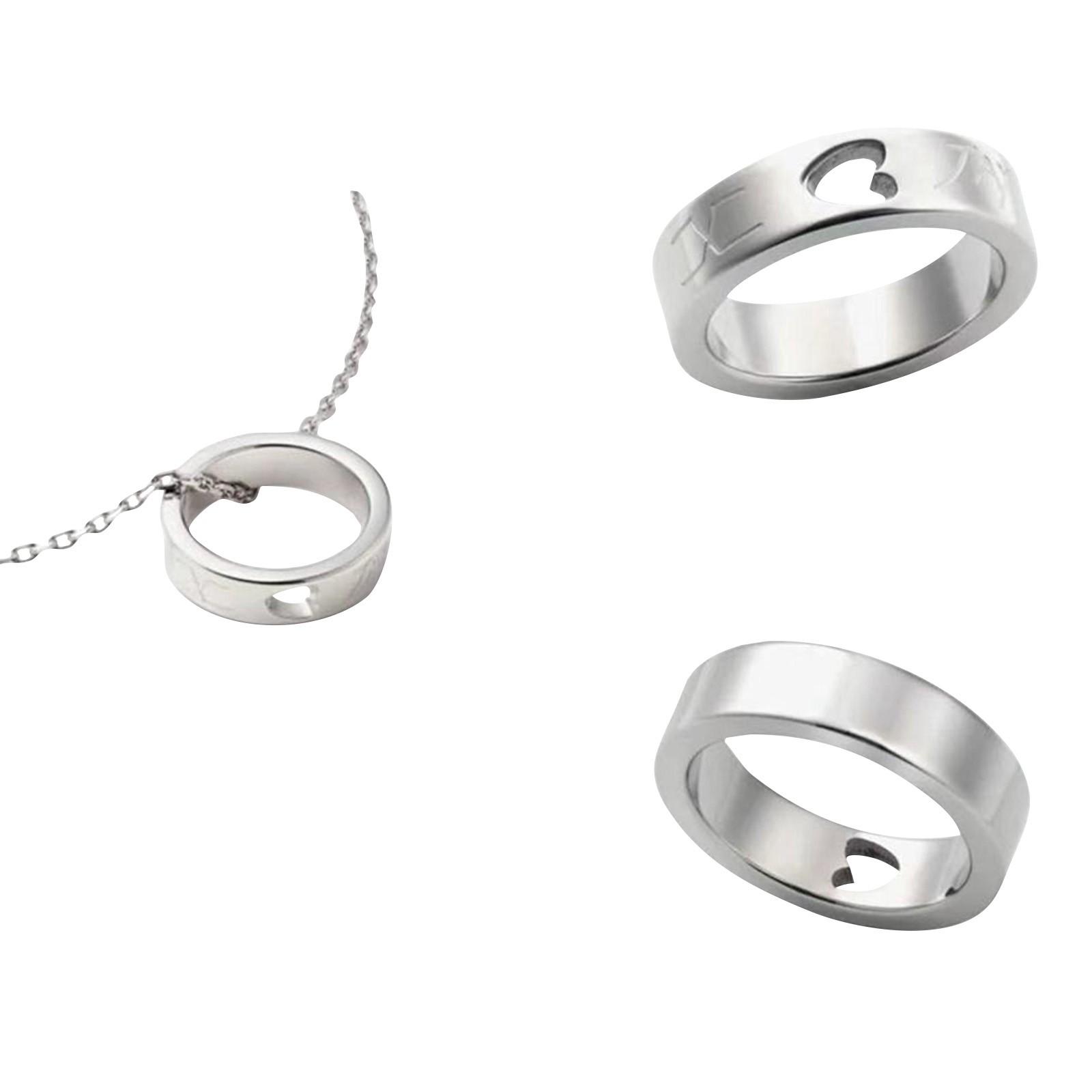 Kpop Idol ENHYPEN Ring Halskette, Ring Halskette Geschenk, Fan Geschenk, Geburtstagsgeschenk(Ring + Halskette) One Size