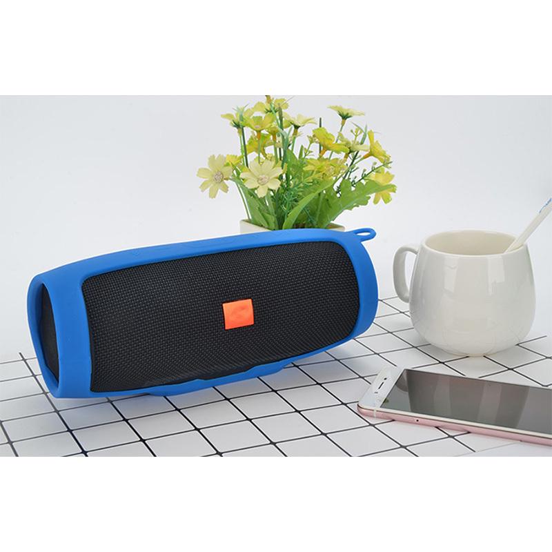 Weiche Silikonhülle Stoßfest Wasserdicht Schutzhülle für JBL Charge3 Bluetooth-Lautsprecher blau