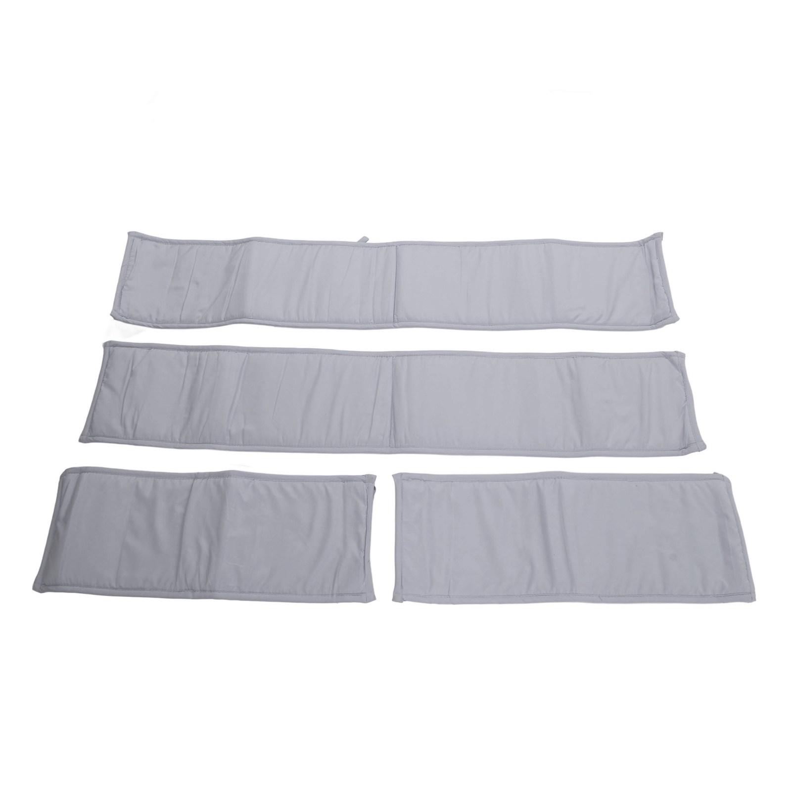 Kleinkind Bettgitter Schutz Weich Verstärkt Stoßfest Sicherheitsschutz Sicherheit Babybett graue