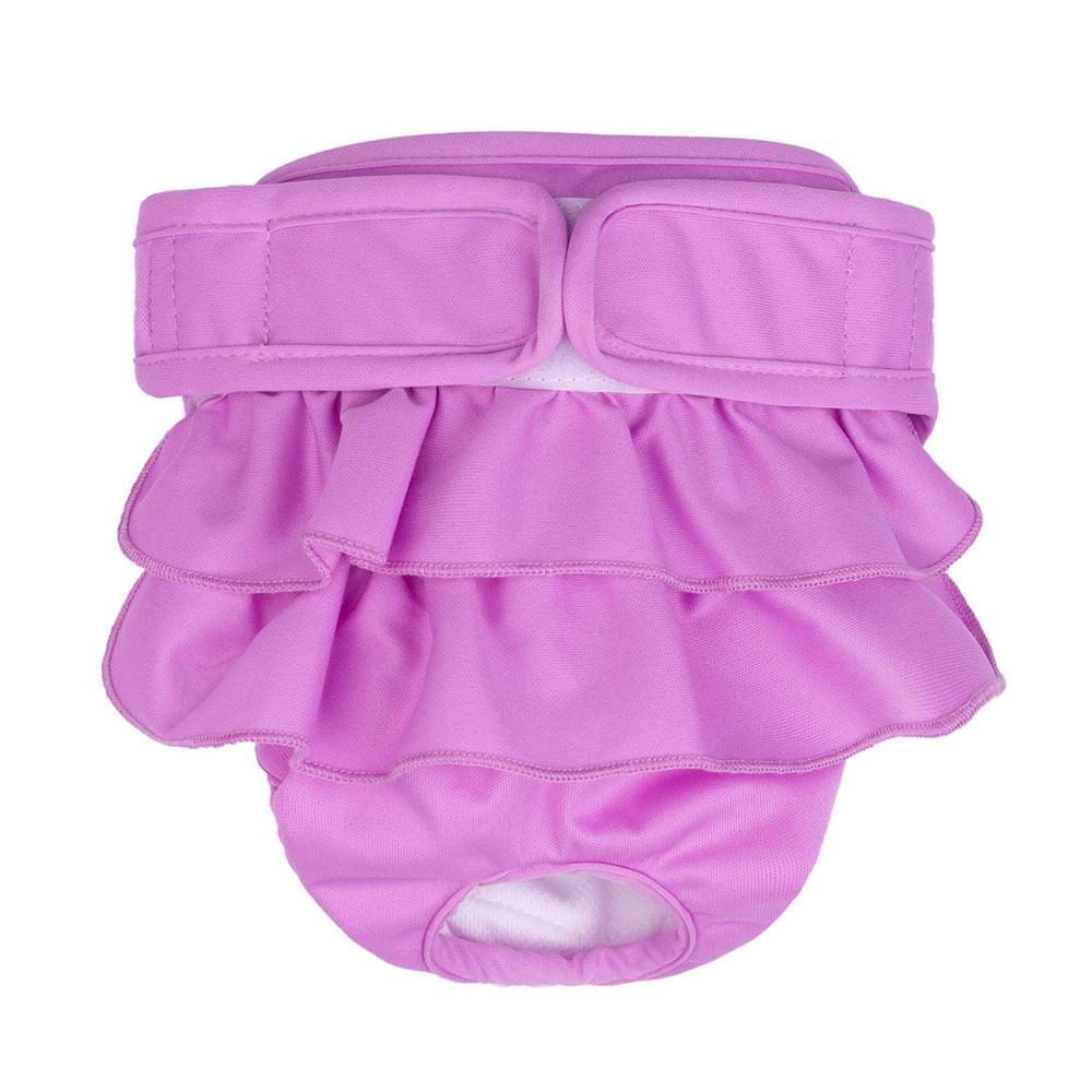 Hundeschutzhosen Windeln Ideal für Hündinnen Physiologische Hosen Hundemädchen Slips Haustier Welpen Shorts Unterwäsche für Kleine Mittlere Große Hunde Hohe Qualität S violett