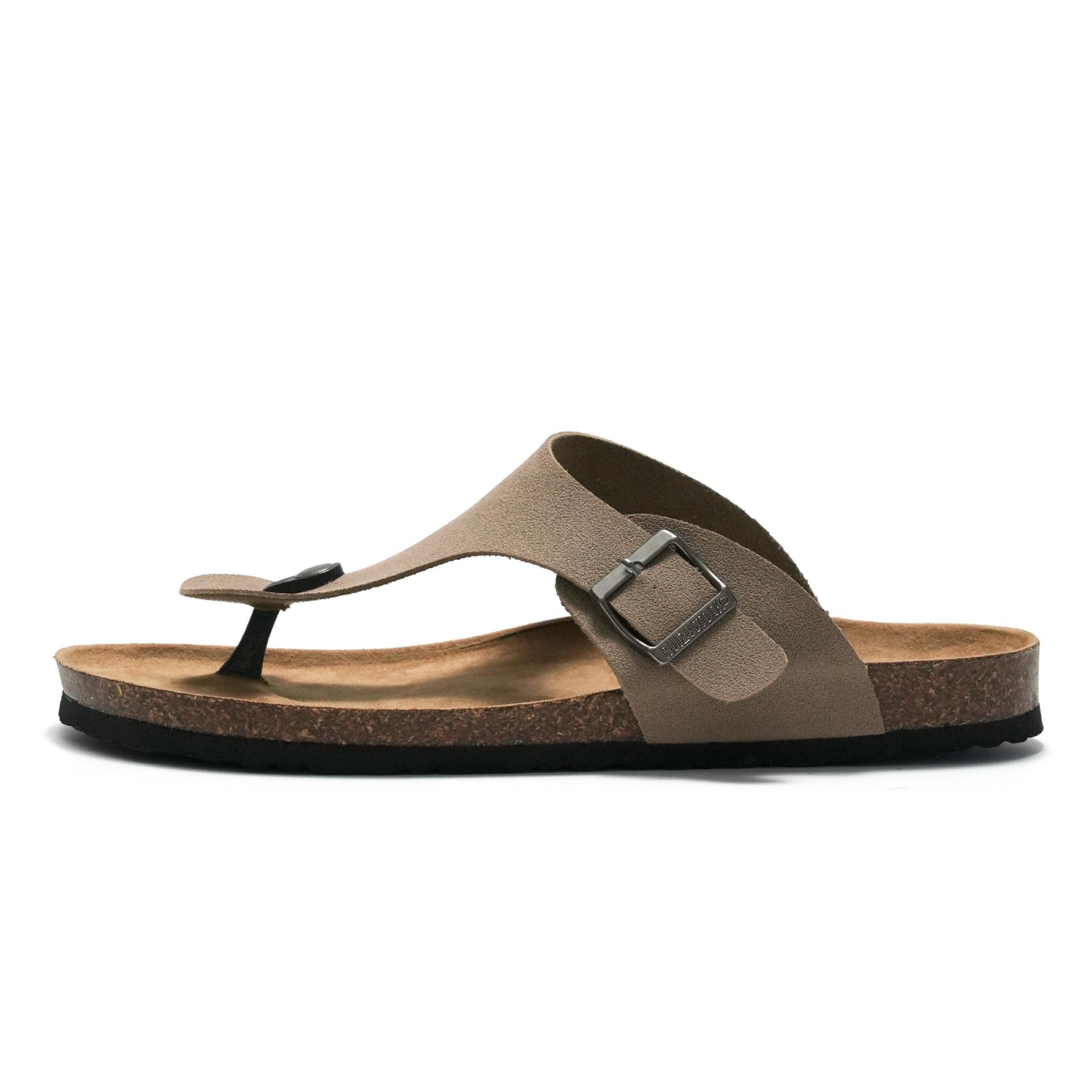 2024 Produkt Frühjahr/Sommer Herren Kork Hausschuhe Damen Fischgräten Hausschuhe Student Strandschuhe Wasser Kiefer Cool Hausschuhe 44