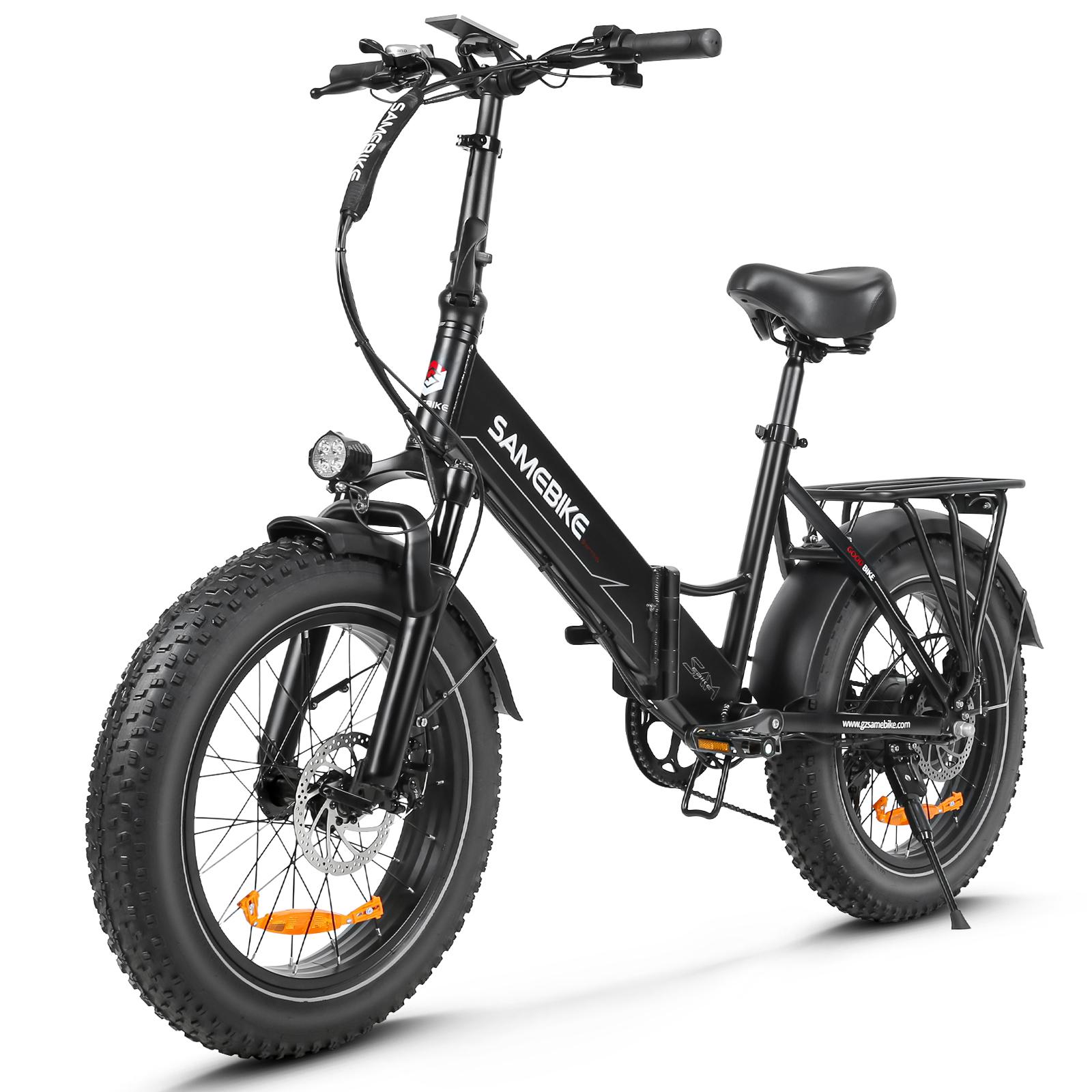 SAMEBIKE LOTDM200-II Elektrisches Fahrrad für Erwachsene 750W Geräuscharmer Motor 48V13Ah Geschützte Batterie Mehrere Farboptionen für ein Individuelles Fahrerlebnis schwarz