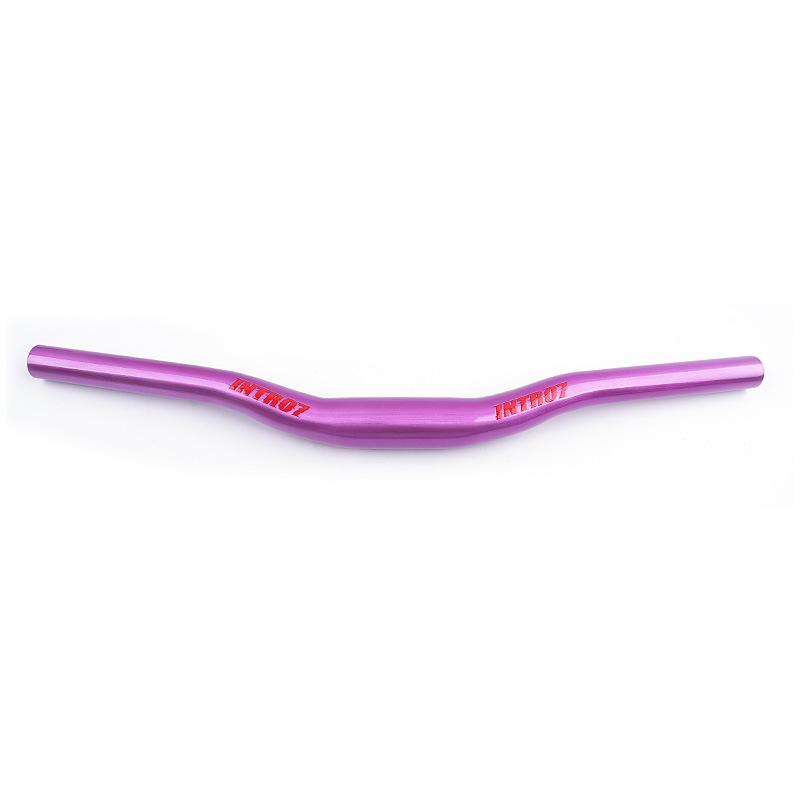 Hochfeste Aluminiumlegierung Fahrradlenker – 31,8 mm Fixie/Rennrad/Mountainbike Flachlenker violett