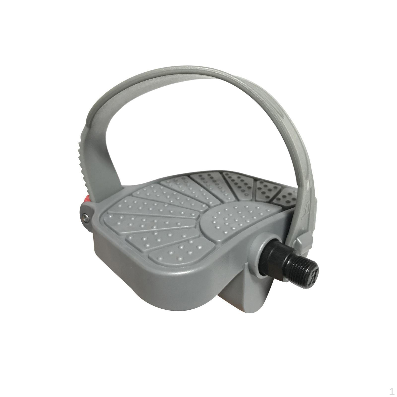 Verstellbarer Riemen für Heimtrainer-Pedal für den Innenbereich – Verbesserter Halt und Stabilität 1 Piece L gray