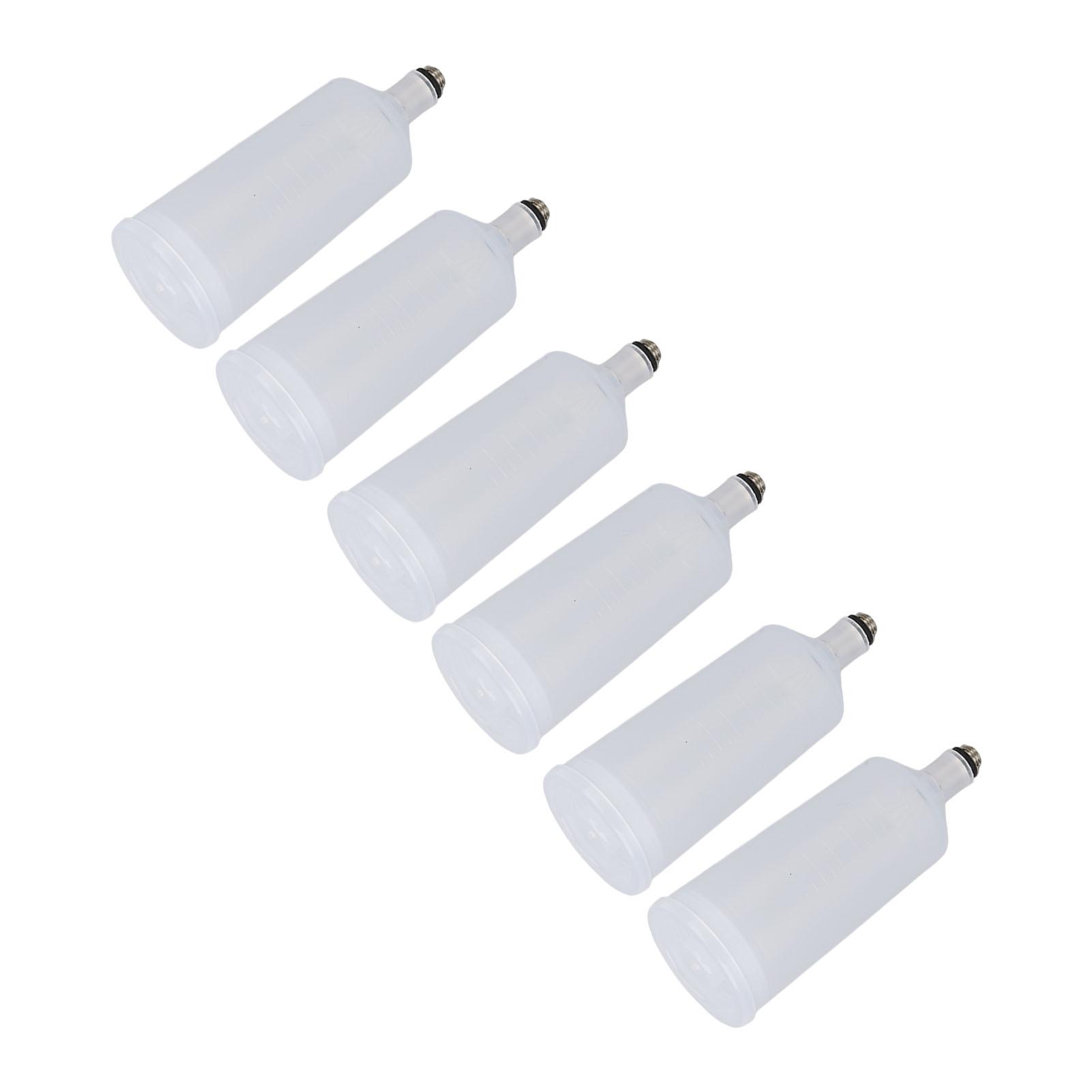 6 Stück 40 ml Airbrush Leerer Tiegel PP Leere Flasche Ersatz Zubehör für Hautpflege Airbrush Gesicht
