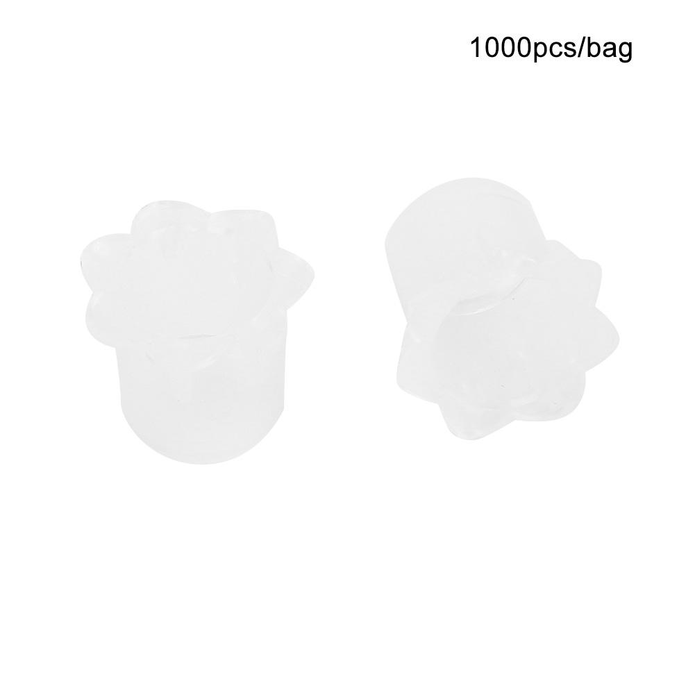 1000 Stück Set Professioneller Feptagon Tattoo-Farbbecher Kunststoff Tattoo-Pigmenthalter