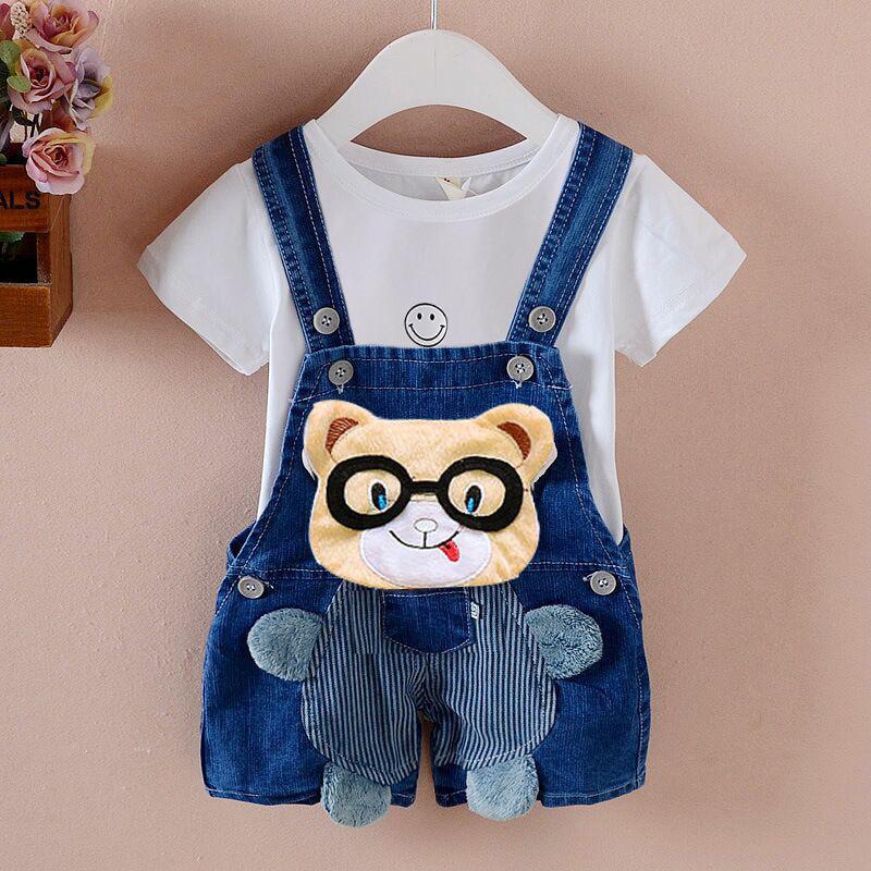 Kinderbekleidung Kinderhosen Baby Kinderoverall Jeans Baby Sommershorts 80