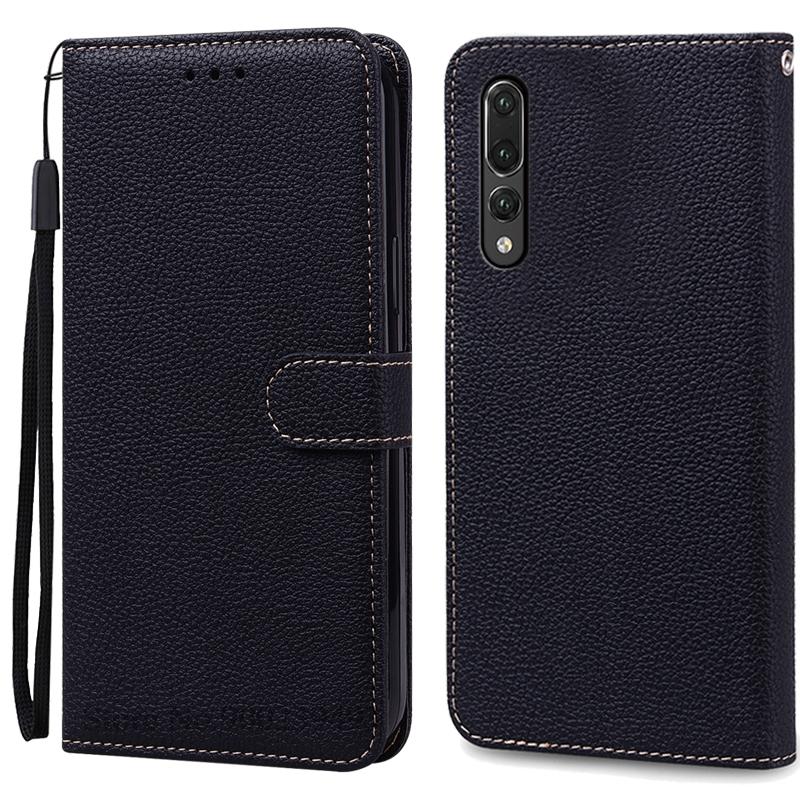 Für Huawei P20 Fall Huawei P20 Pro Abdeckungen Coque Für Huawei P20 Pro Fall Brieftasche Flip Leder Abdeckung Für Huawei P 20 Pro Fall Etui For Huawei P20 schwarz