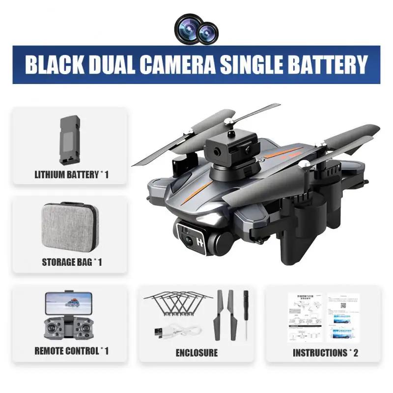 P11 Pro Drohne 8k Profesional 5000m 30 Minuten GPS ESC Dual-Kamera Omnidirektionale Hindernisvermeidung Quadrocopter Drohne für Kinder Geschenk Spielzeug 1 battery schwarz