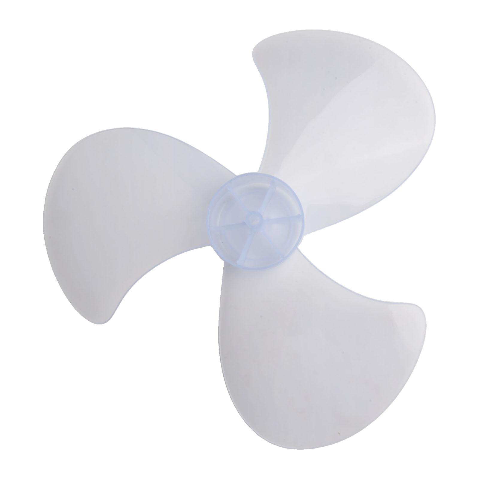 16-Zoll Kunststoff-Ventilatorflügel Drei Flügel Mit Mutterabdeckung Für Standventilator Bodenventilator Plattformventilator Allgemeiner Flügelventilatorflügel