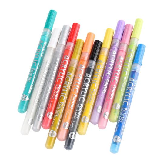 Maniküre-Stifte, professionelle Nageldekoration, tragbares Nagelkunst-Design 12pcs