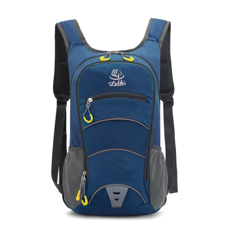 Outdoor-Sport-Rucksack Fahrrad Radfahren Pack Wandern Knapsack Camping Rucksack Wasserdicht Pendeln Reise Bergsteigen Klettern Tasche dunkelblaue