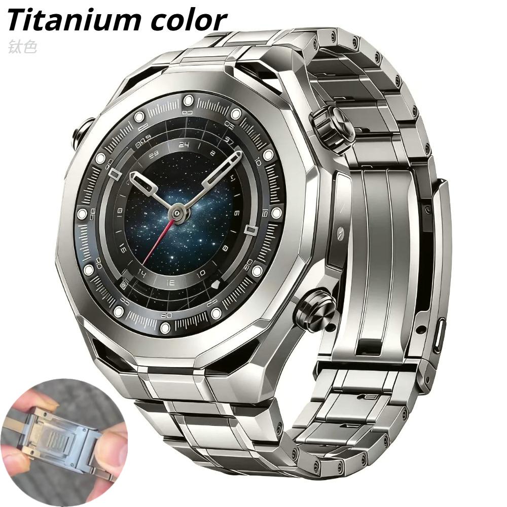Titan-Armband für Huawei Watch Ultimate 1/2 Metallarmband für Huawei Watch GT2 GT3 GT4 GT5 GT6 Pro 46mm Uhr 5 46mm Uhrenarmband Huawei GT2 Pro/GT2e black