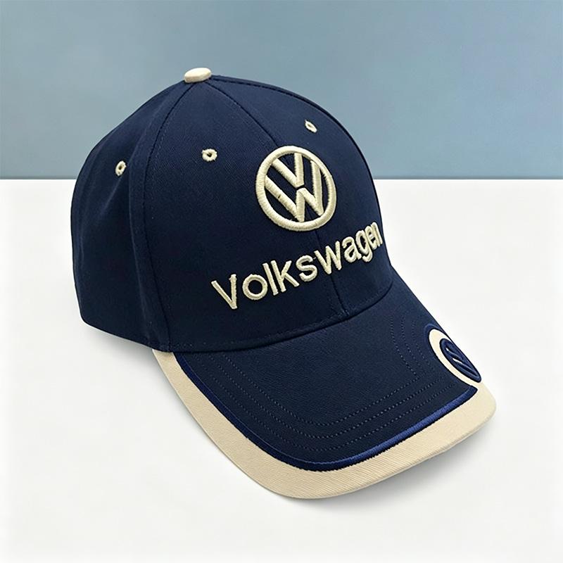 Für Volkswagen VW Motorsport Elegantes Emblem Outdoor Sommer Sportmütze Stickerei Baseballkappe Frühling Herbst Outdoor Sonnenschutzmütze blau
