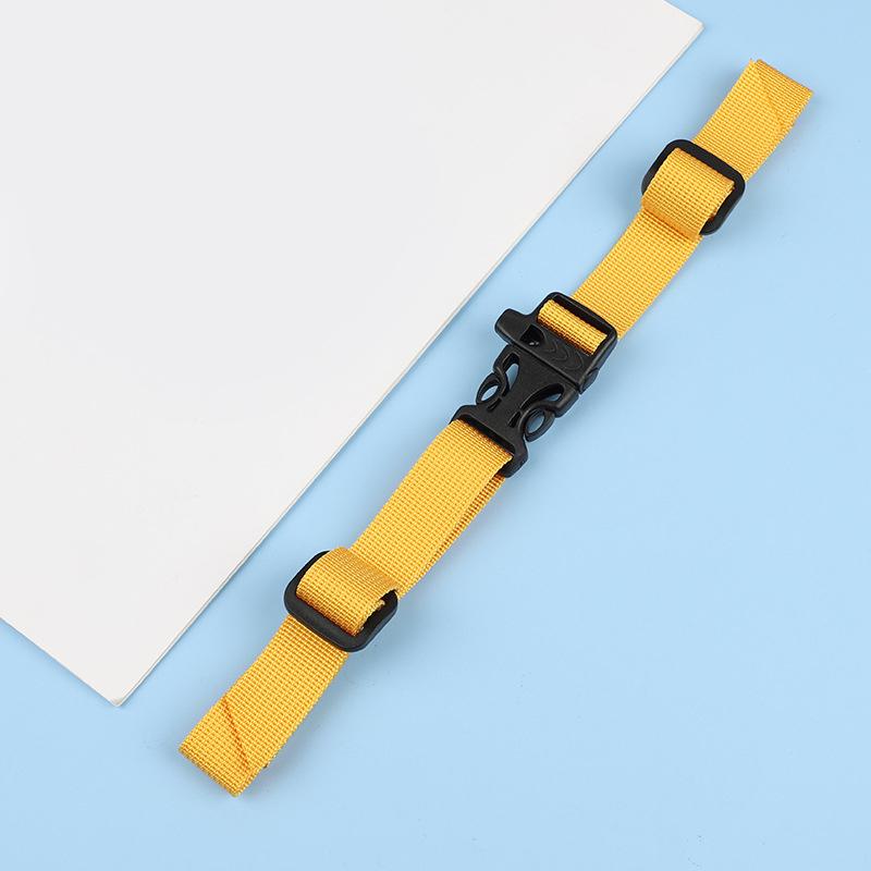 Rucksack Brusttasche Gurt Harness Verstellbarer Schultergurt für Tasche Outdoor Camping Taktische Taschen Riemen Zubehör für Rucksack gelb