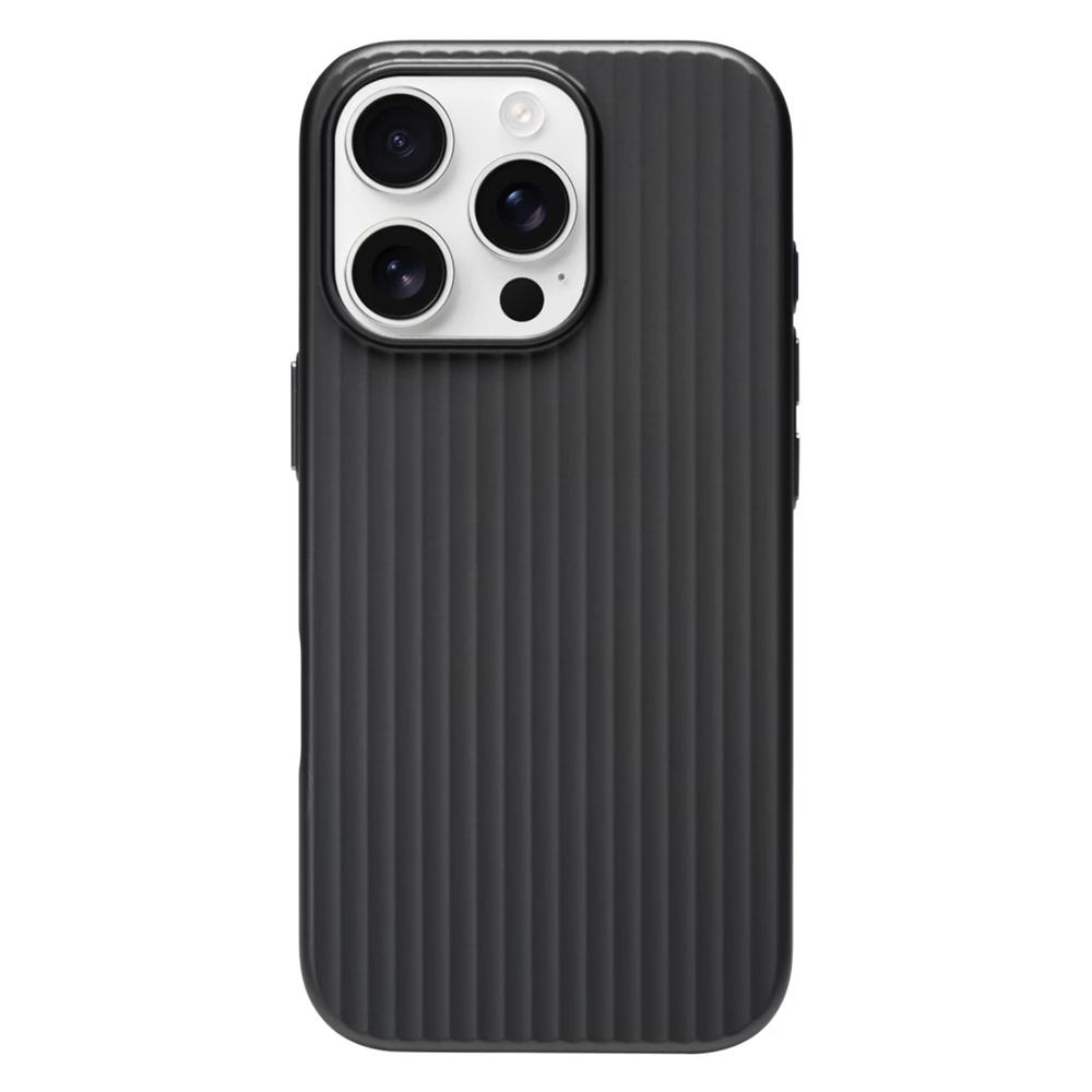 3D Streifen Metalllack Magnetische Hülle Für iPhone 17 16 15 14 Pro Max Magsafe Matt Wellige Koffer Muster Rüstung PC Hülle iPhone 15