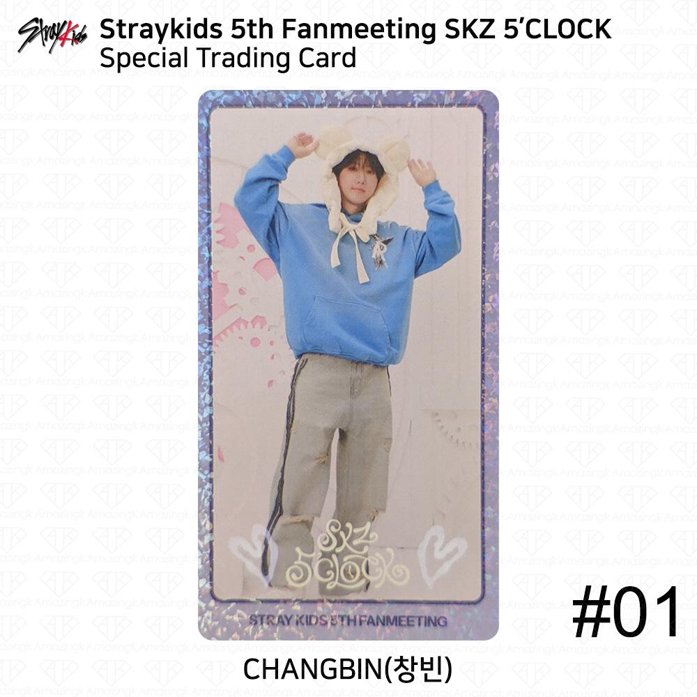 STRAY KIDS 5th Fanmeeting SKZ 5'CLOCK Official MD Special Trading Card KPOP Changbin -Trading Card #1