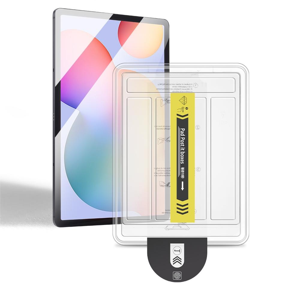 Displayschutzfolie mit automatischer Ausrichtung, Installation für Samsung Galaxy Tab S10 Plus A9 S9 FE PLUS S8 S7 Plus S7 FE 12,4 Zoll S7 S8 S9 11 Zoll gehärtetes Glas Tab A9 Plus 11''