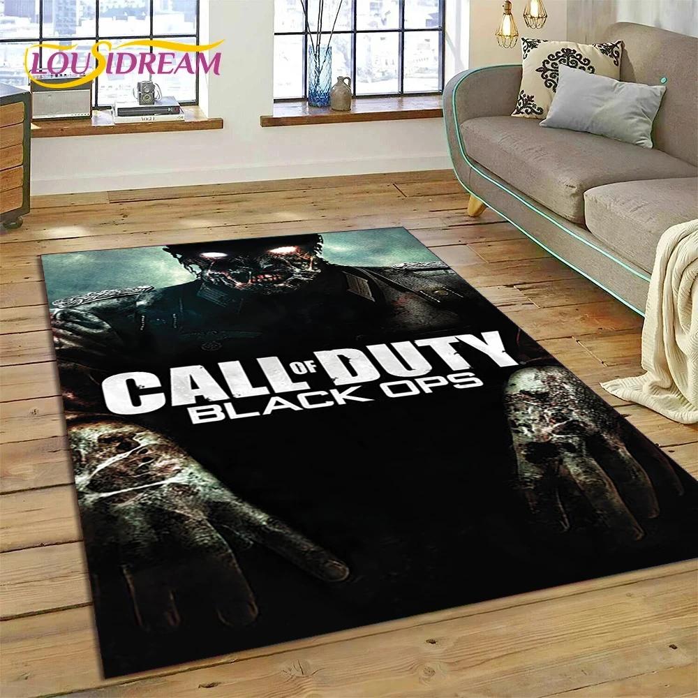 Call of Duty War Game Gamer COD Teppich für Schlafzimmer Wohnzimmer Zuhause Sofadekoration, Kinder Spiel Große Dekoration Bodenmatte Geschenk 40x60cm( 15x23in )