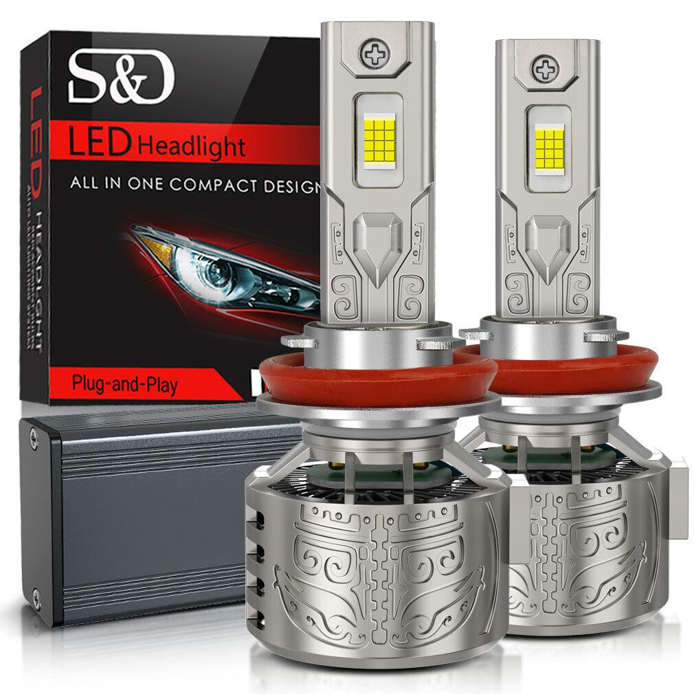 2Pcs H7 H4 Led Scheinwerfer Lampen 6000K H1 H3 H8 H11 Led 9005 HB3 9006 HB4 Auto Lampe 130W 80000LM 9012 Hir2 High Power Canbus 24SMD CSP Chips Scheinwerfer H11 H8