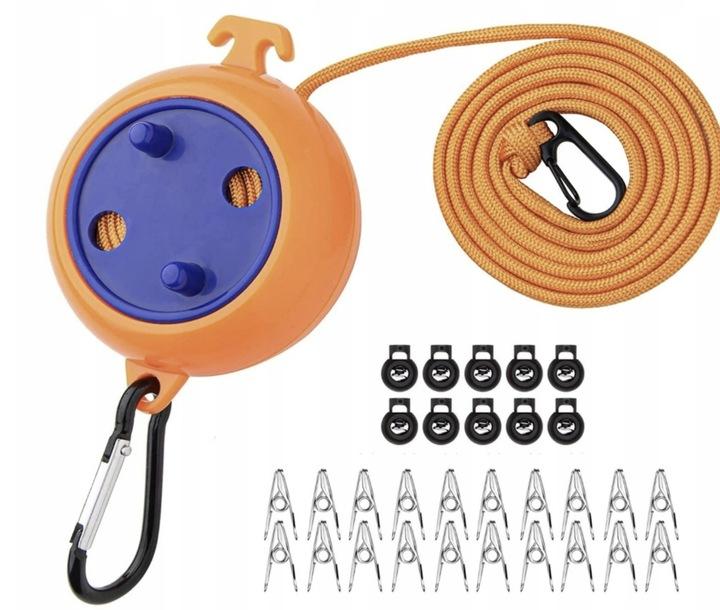 Camping-Schnur Camping Zelt Trocknen Wäscheleine Wäscheleine Set Klammern