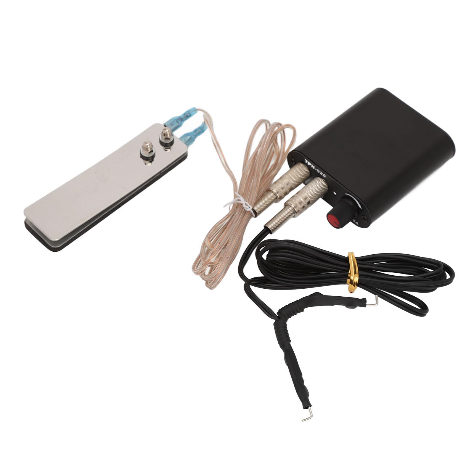 Tattoo Stromversorgung Pedal Clip Cord Set Spannung Einstellbar Leistungsstark Tragbar Tattoo Zubehör Kit 90‑265V EU-Stecker
