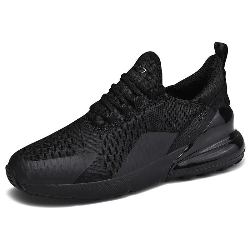 Paar 270MD Luftpolster-Sneaker, Fitness-Jogging, Gelegenheitsspaziergänge, Tennis-Laufschuhe, neue Herren- und Damen-Laufschuhe 43 schwarz